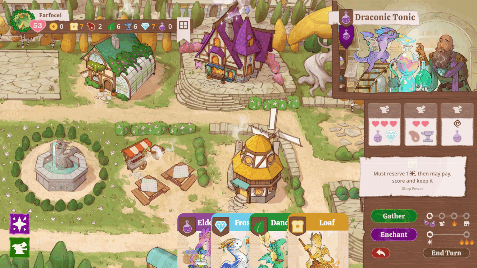 Flamecraft Main Screenshot with shop panel
